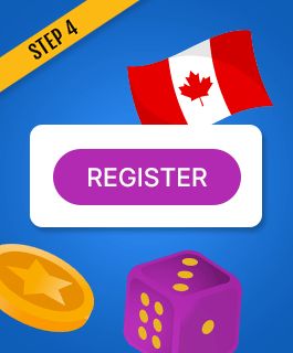 Fourth step to discovering the best online casino is to register a Canadian player account.