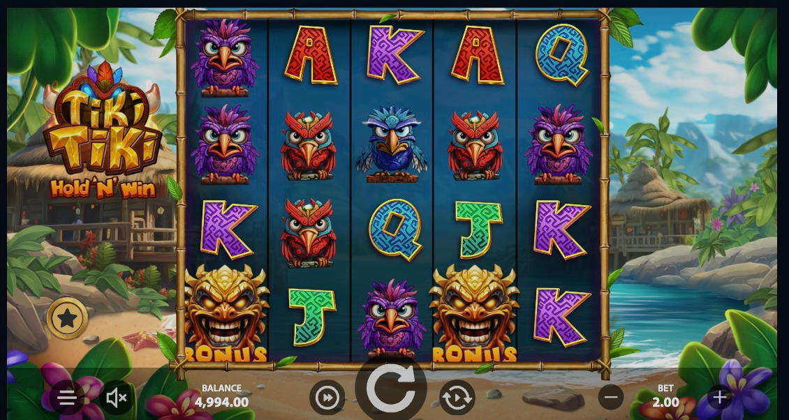 Top Hold&Win Stakelogic Slot Game Online is Tiki Tiki Hold'n Win