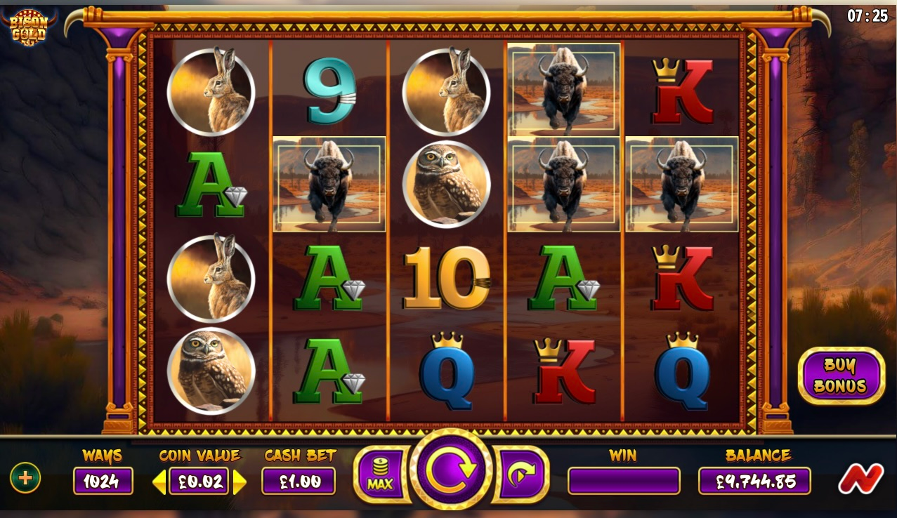 NetGaming Slot Bison Gold