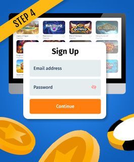 Register at a Stakelogic Casino and deposit
